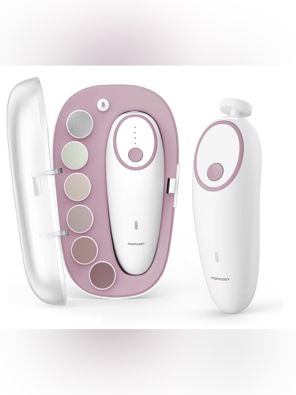 NIB - Momcozy Baby Nail File Electric, Gentle Night Light Baby Nail Trimmer